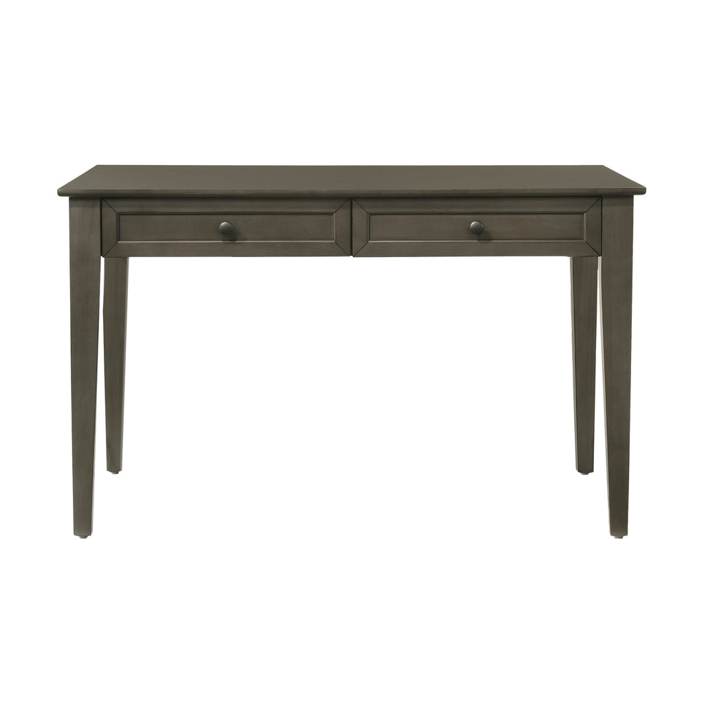Intercon San Mateo Home Office 50" Wide Writing Desk with 2 Drawers, Gray