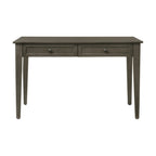 Intercon San Mateo Home Office 50" Wide Writing Desk with 2 Drawers, Gray