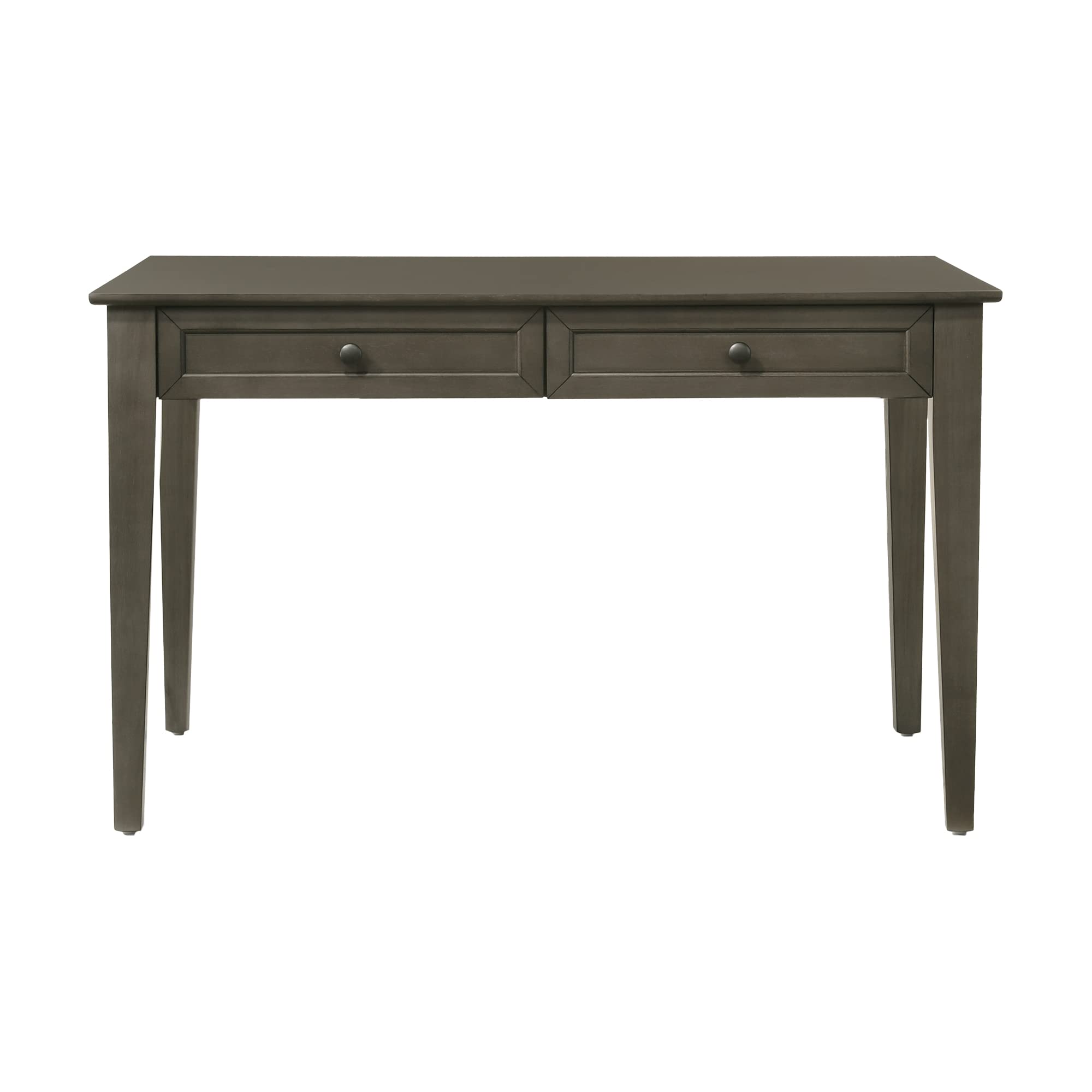 Intercon San Mateo Home Office 50" Wide Writing Desk with 2 Drawers, Gray