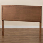 Baxton Studio Alan Ash Walnut Rubberwood Queen Headboard