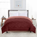 TundwalS Microfiber Reversible Solid Extra Comfort & Soft Comforter||Blanket Double Bed 210 Gsm Quilt Red  Rose 1 (Piece)