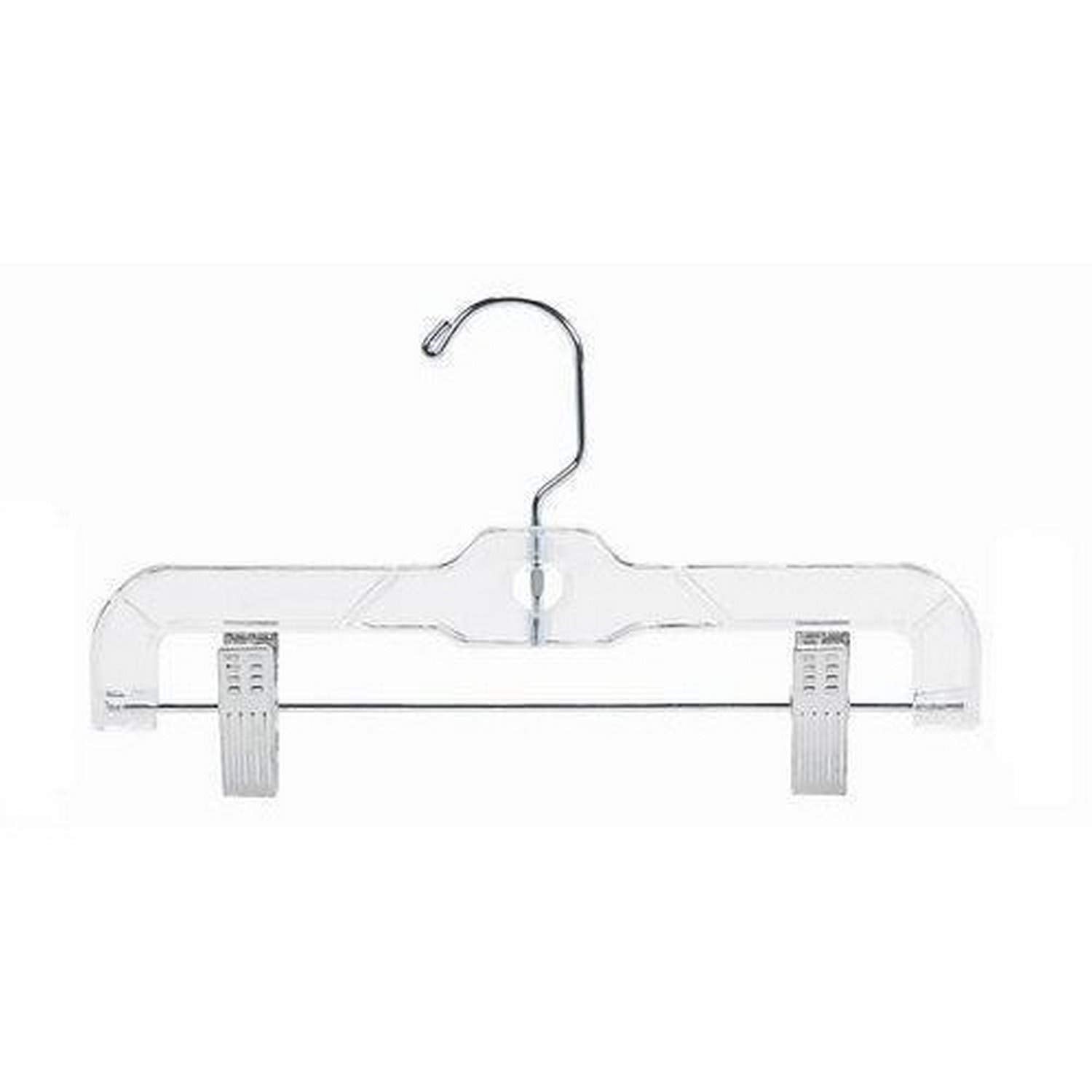 Only Hangers Childrens Clear Plastic Pant/Skirt Hanger - 10 (25)