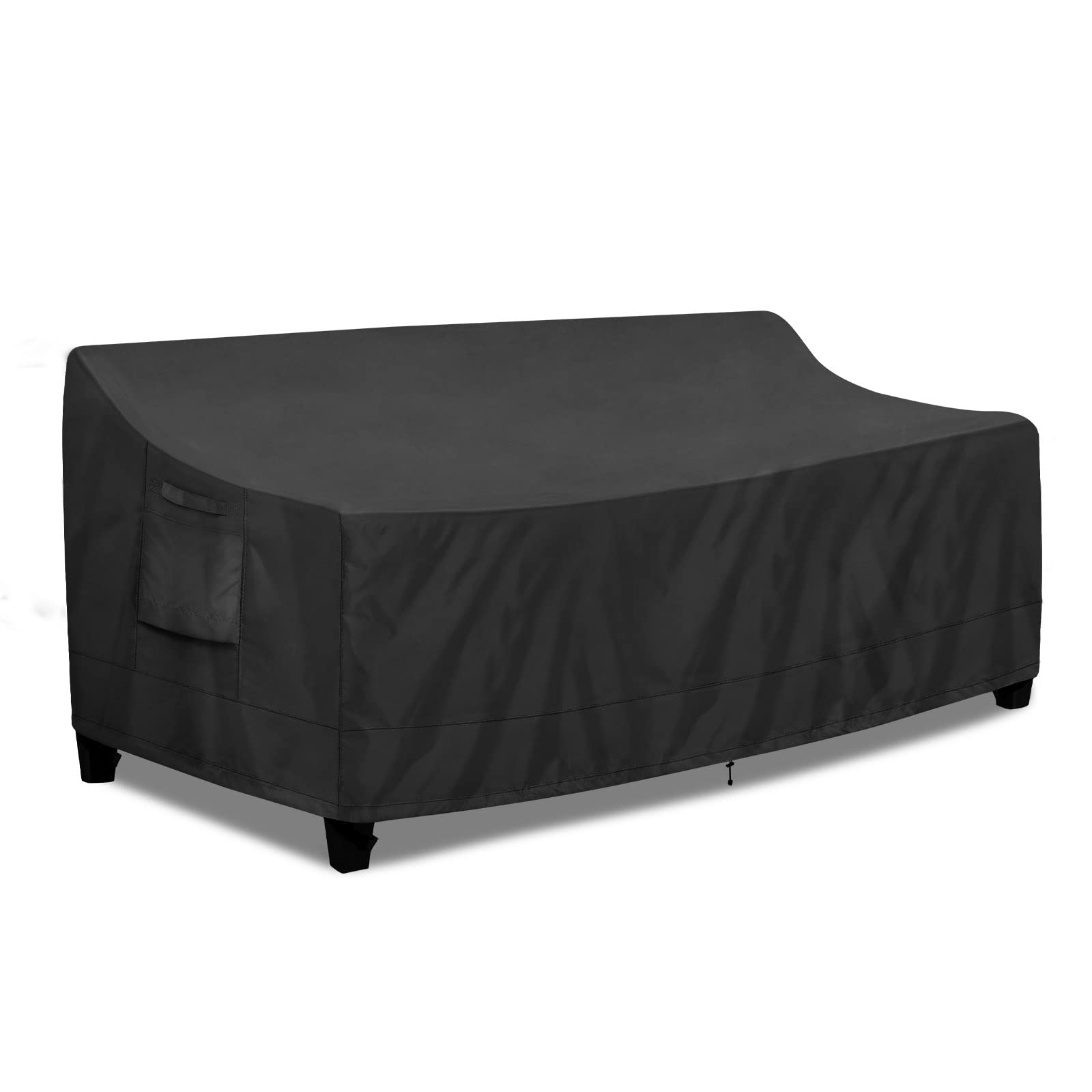 Purefit Outdoor Couch Cover Waterproof Patio Sofa Furniture Covers, 3-Seater Outdoor Cover With Air Vent And Handles, 78W X 35D