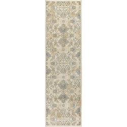 Rizzy Home Alora Decor Euphoria 2'6" X 10' Lt. Beige/Gray/Rust/Blue Hybrid Area Rug