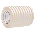 WOD White Produce Poly Bag Sealing Tape, 3/8 inch x 180 yds. (Pack of 10) for Packaging and Sealing of Meat, Gifts, or Ice Bags 