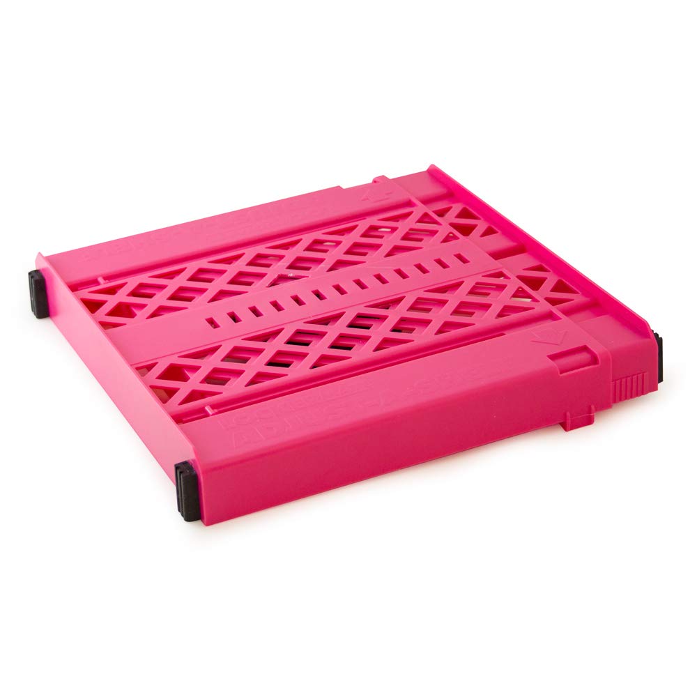 Its Academic LockerMate Adjust-A-Shelf Locker Shelf, Easy to Use, Extends to Fit Your Locker, Pink