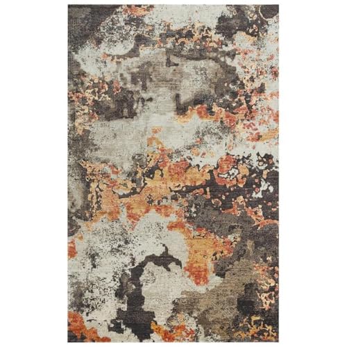 Rizzy Home Alora Decor Alure 8' X 10' Abstract Brown/Copper/Beige Hybrid Area Rug
