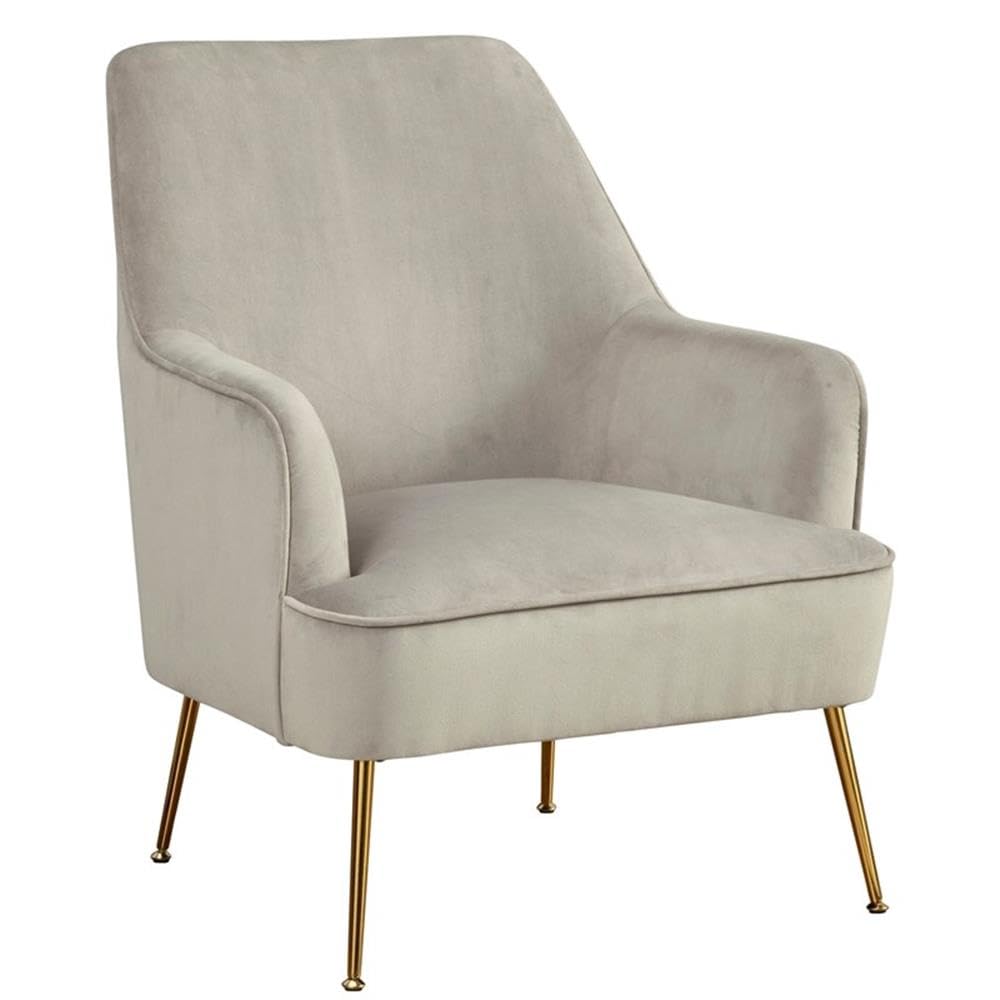 Alpine Furniture Rebecca Chair, 28 x 28 x 35, Grey