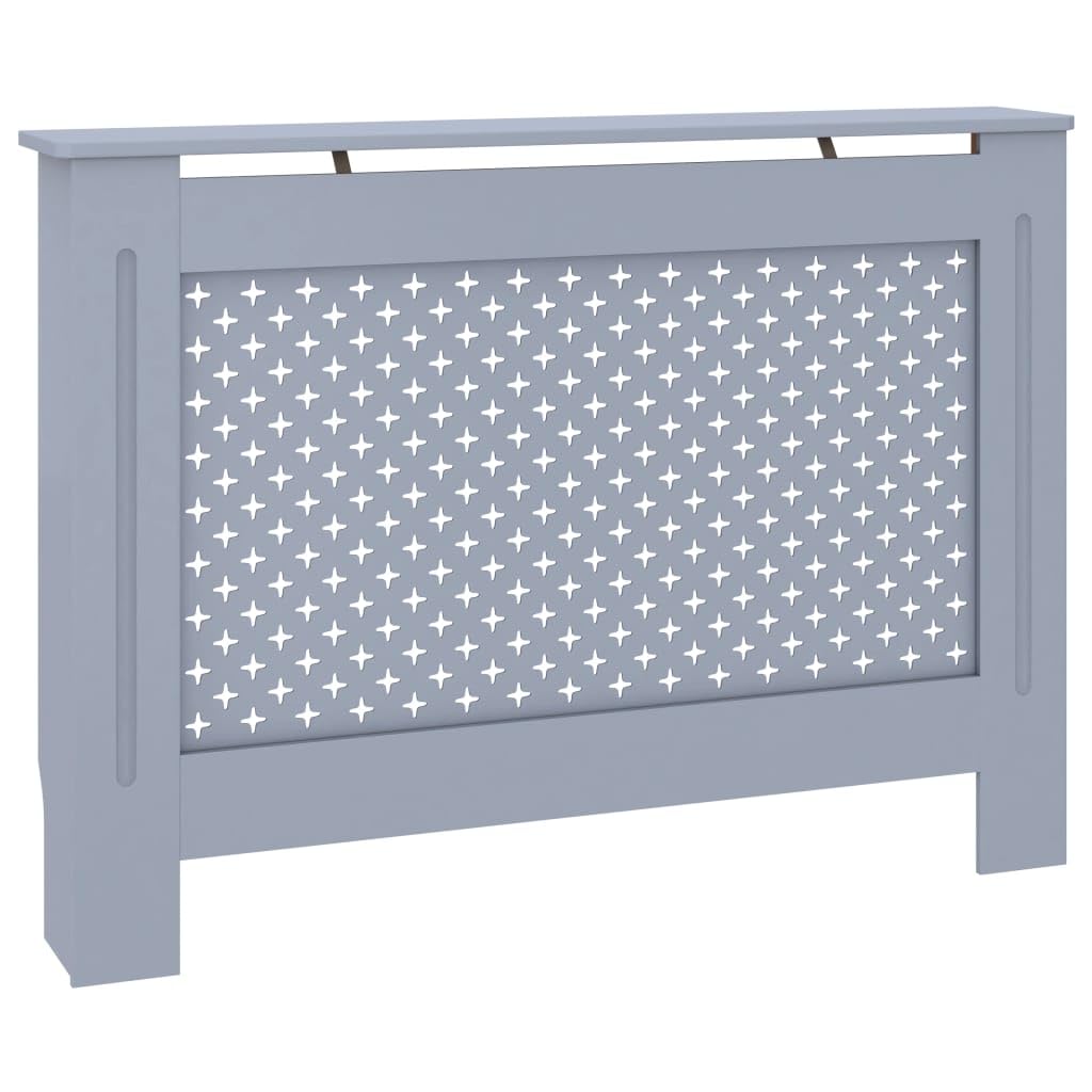 vidaXL Radiator Cover Anthracite 44.1"x17.5"x31.9" MDF