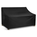 Wleafj Patio Sofa Cover Waterproof, Outdoor Loveseat Cover, Heavy Duty Outdoor Couch Cover, Large Lawn Patio Furniture Covers With Air Vent, 48’’ W X 26’’ D X 33’’ H