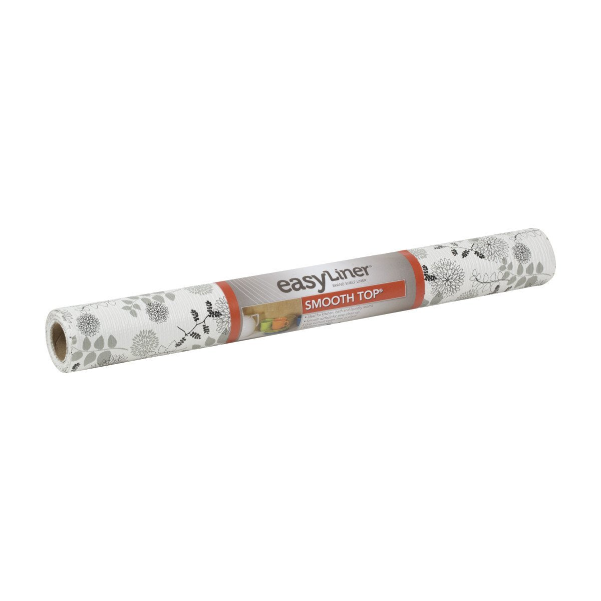 Duck Smooth Top EasyLiner, 20-inch x 6 Feet, Midnight Bloom