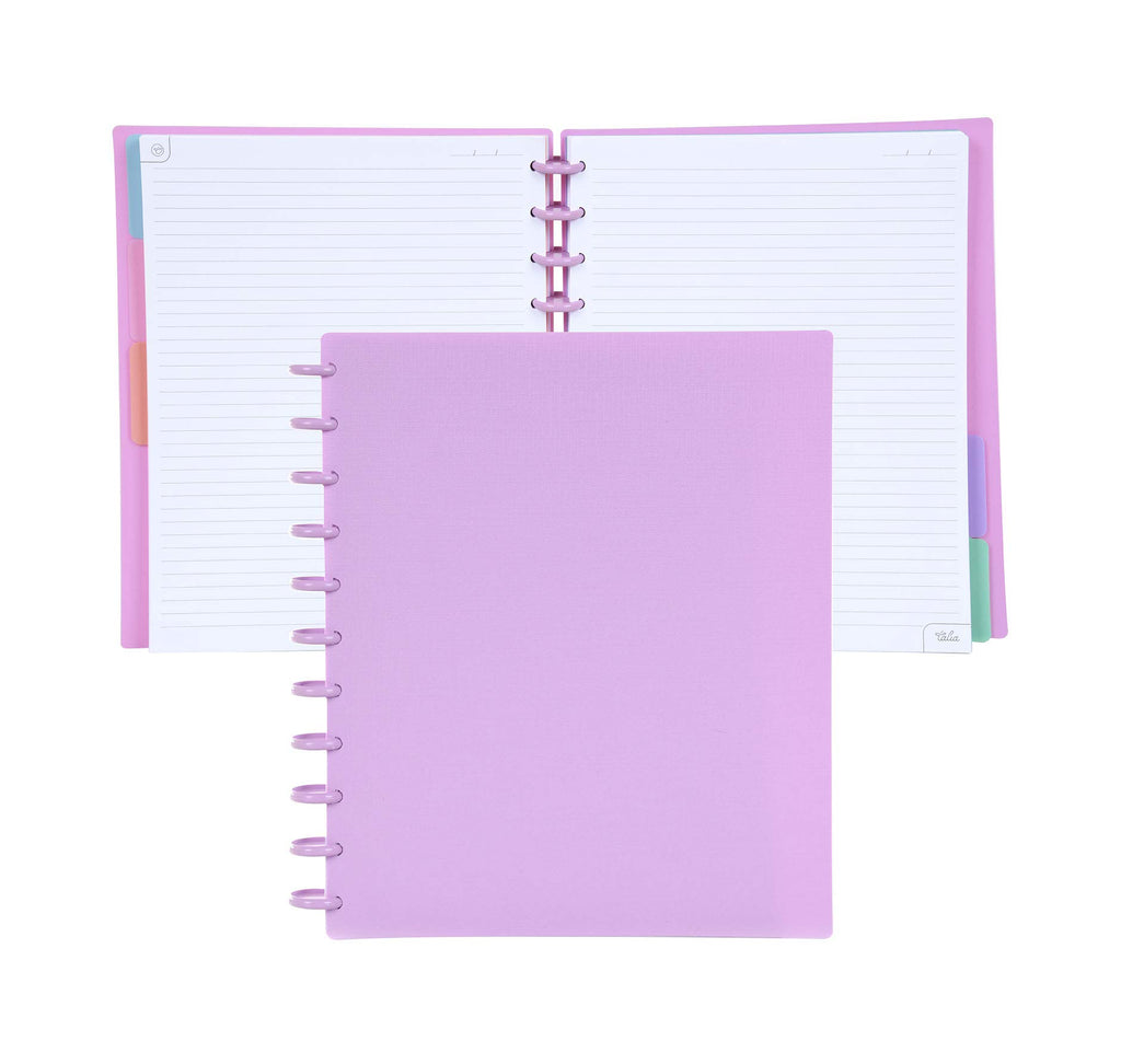Talia Discbound Notebooks, Planner, Customizable, (Spring Pink W/Spring Pink Discs, Letter (8.5In X 11In))