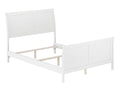 AFI Portland Full Size Bed with Matching Footboard in White