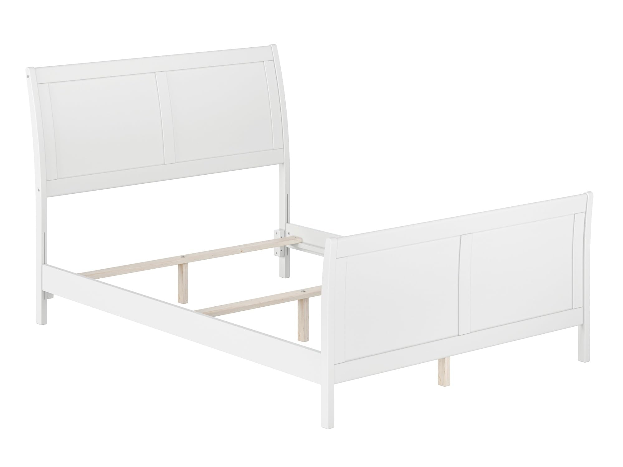 AFI Portland Full Size Bed with Matching Footboard in White