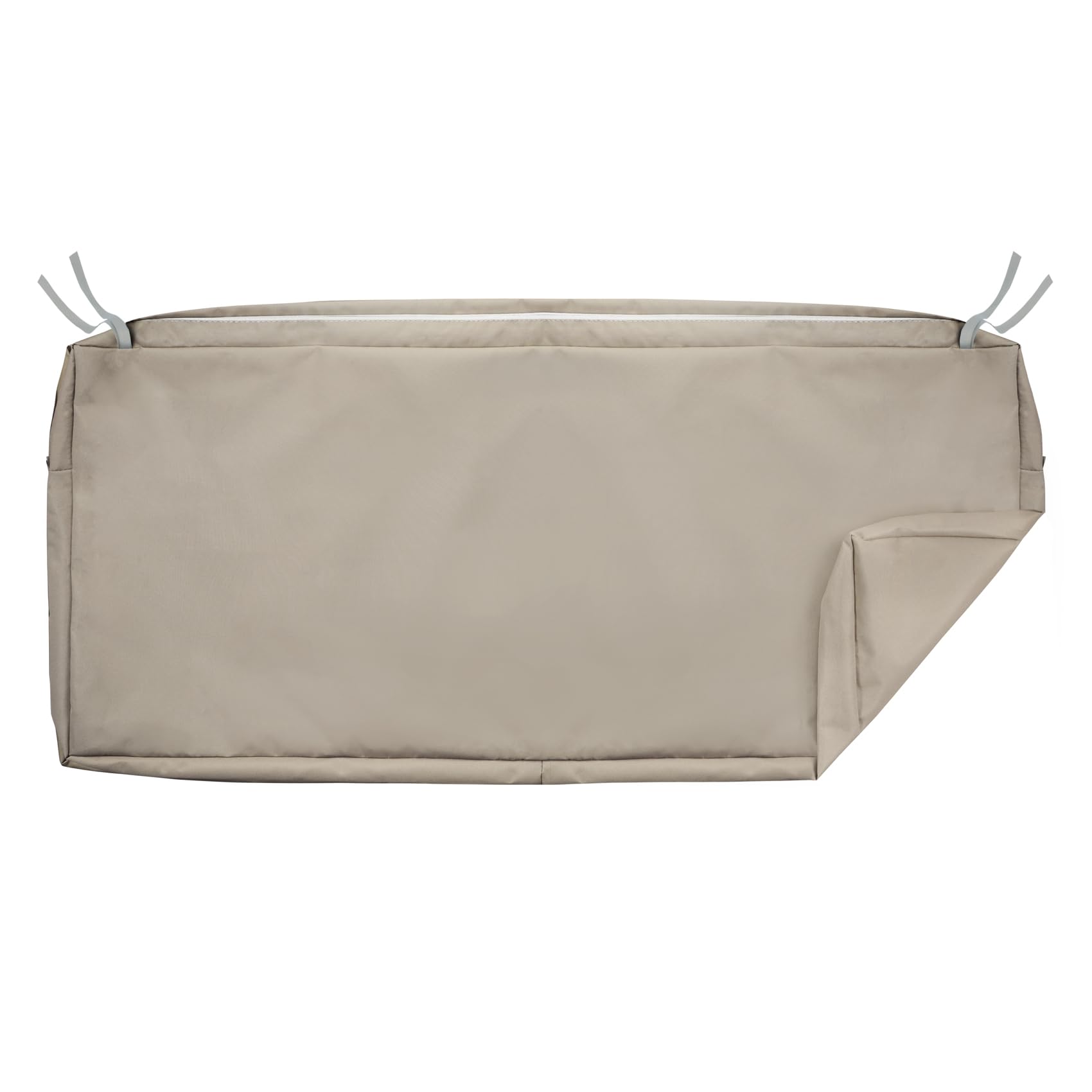 Nettypro Outdoor Bench Swing Loveseat Cushion Covers, Patio Furniture Cushion Slipcovers With Zipper, Water Resistant Uv Protect