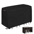 Loenel Patio Bar Height Set Cover, Waterproof Outdoor Swivel Bar Set Cover For Patio Bistro Set Of 3 Pieces/Outdoor High Top Tab