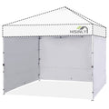 Hisinly Instant Canopy Tent Sidewalls For 10X10 Pop Up Canopy 210D Waterproof,3 Piece Sidewalls, White(3Pcs Sidewall Only, Canop