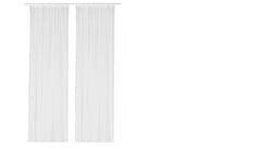 Ikea Lill Polyester Net Curtains (White, 280x300 cm)  2 Curtains