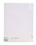 Talia Discbound Notebook Refills (Dotted Pages, Midsize (7.5In X 9.75In))