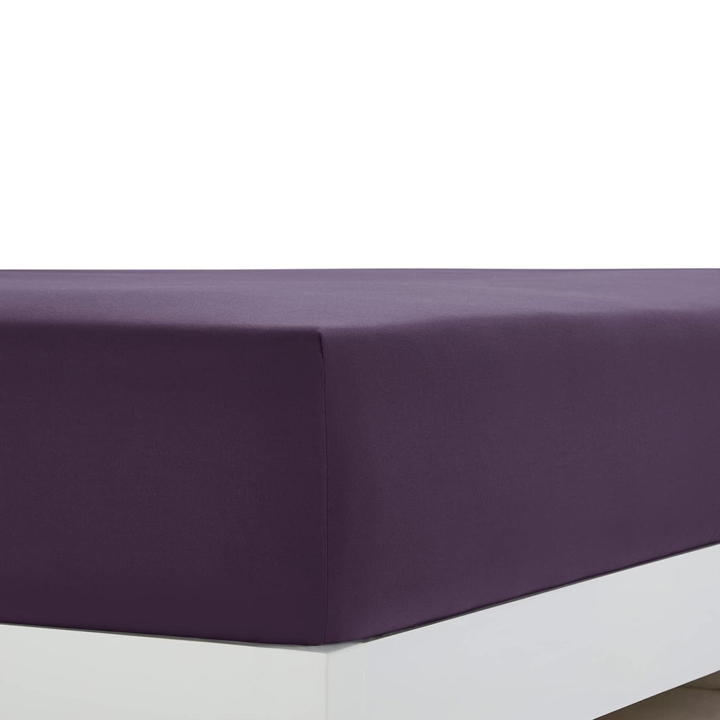 Clara Clark 1800 Premier Series 4Pc Bed Sheet Set - King, Purple Eggplant