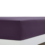 Clara Clark 1800 Premier Series 4Pc Bed Sheet Set - King, Purple Eggplant