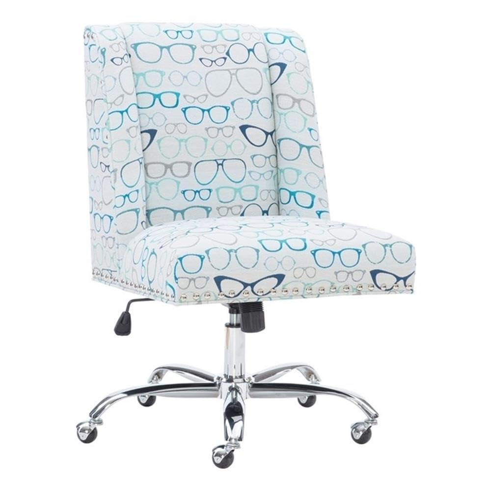 Draper Office Chair, Glasses Print