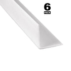 Prime-Line Mp10069 Vinyl Corner Shield, White - 2-3/8    X 48    - Durable Vinyl Corner Guards, Easy To Install, Protects Wall E