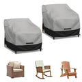 Zenicham Patio Chair Covers Waterproof 2 Pack, 600D Heavy Duty Outdoor Furniture Covers For Universal Lawn/Deck/Garden/Backyard