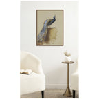 Peacock no date Archibald Thorburn by Nostalgia Prints Framed Canvas Wall Art Print