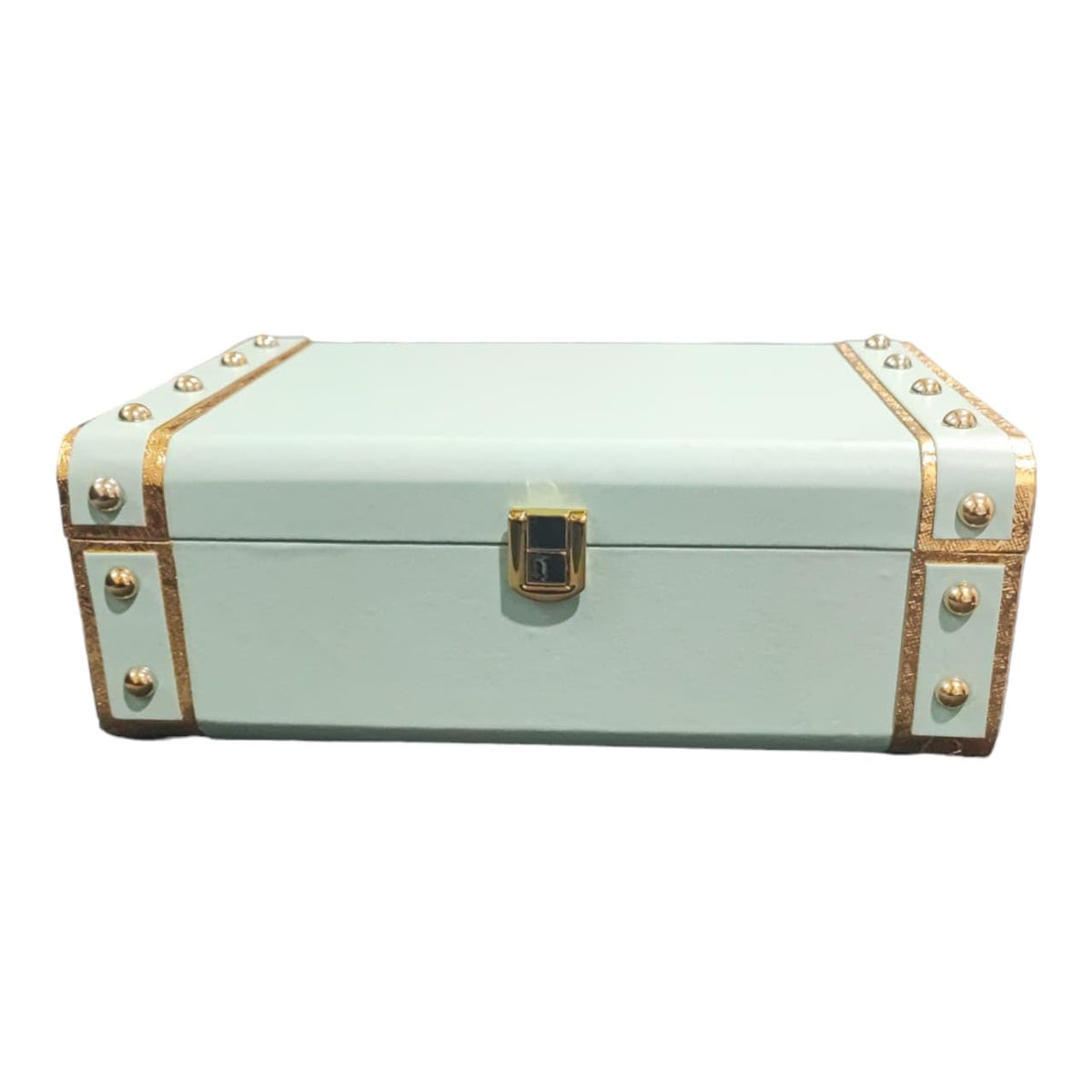 Polaris fox Trunk Box for Gifting Purpose | Size 10x7x3.5 inch | Mint green Color | Ideal for gifting and storage