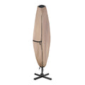 Ultcover Patio Umbrella Parasol Cover - 600D Waterproof Clear Top Outdoor Umbrella Cover - Fits Solar Umbrella 11-13 Feet