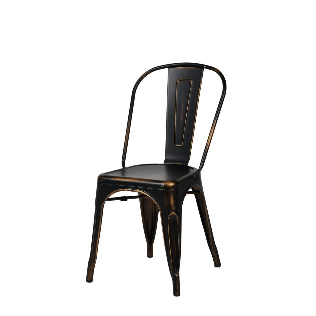 Commercial Seating Products Oscar Metal Dining Chairs, Amber