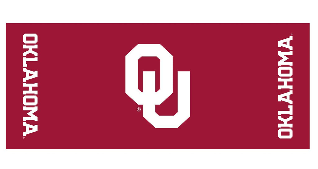 Collegiate Kwik-Covers Rectangle Plastic Table Covers, Bundle Of 2 (University Of Oklahoma, 8')