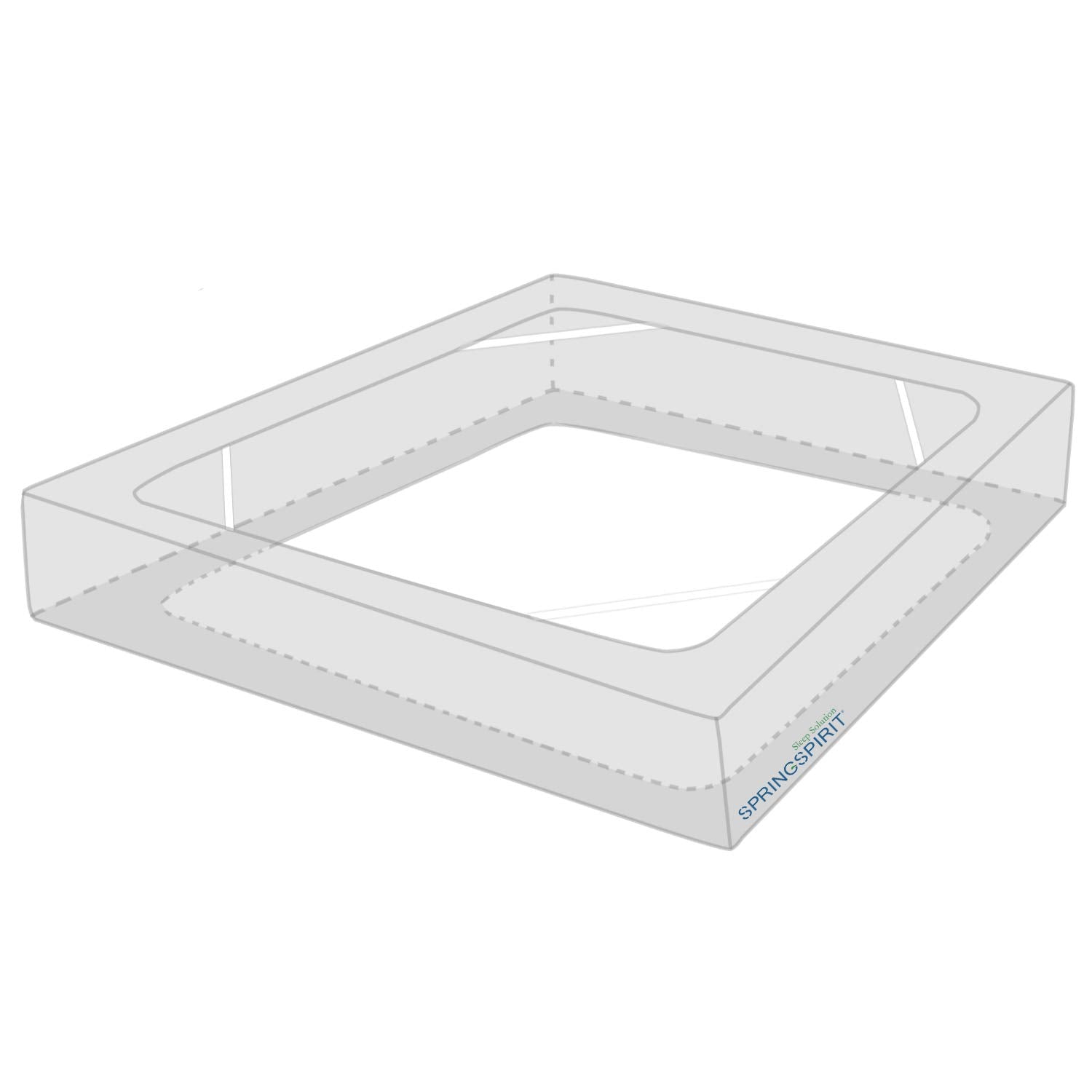 Box Spring Cover Full Size With Smooth And Elastic Woven Material, Alternates For Bed Skirt, Wrinkle & Fading Resistant, Washabl