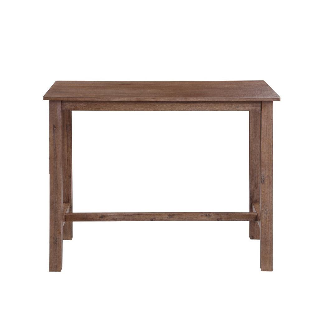 Boraam Sonoma Pub Table, Barnwood Wire-Brush