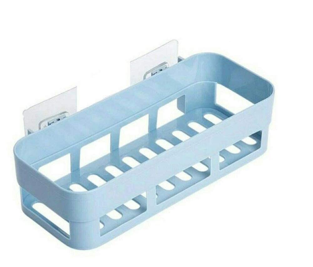 Naivete Bath and Kitchen Storage Shelf with Suction Cup Mounting for Keeping Toiletries