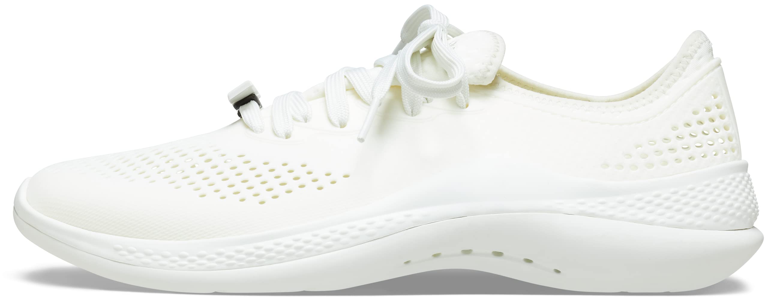 crocs Womens LiteRide 360 Pacer Sneakers, Almost WhiteAlmost White, 10