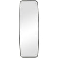Benjara 60 Inch Full Length Metal Frame Contemporary Mirror, Silver