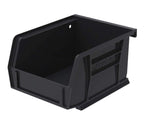 Akro-Mils 30210 AkroBins Plastic Hanging Stackable Storage Organizer Bin, 5-Inch x 4-Inch x 3-Inch, Black, 24-Pack