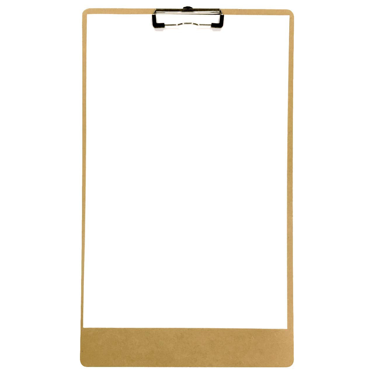 Ruby Paulina 11X17 Clipboard Hardboard Panel Featuring A Low Profile Clip Light Brown (544462)