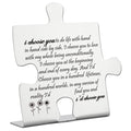 I Choose You Marriage Sign, Wedding Anniversary Valentines Gift for Wife, Him, Husband Groom Bride Engagement Anniversary Valent