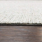 Rizzy Home Alora Decor London 10' X 14' Solid Green/Gray/Rust/Blue Hand-Tufted Area Rug