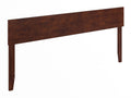 AFI Orlando King Size Headboard with Attachable Charger in Walnut