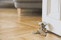 Philippi Door Hamburger Stopper - Polished Nickel