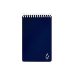 Rocketbook Smart Reusable Notebook, Mini Spiral Notebook, Midnight Blue, (3.5' X 5.5')