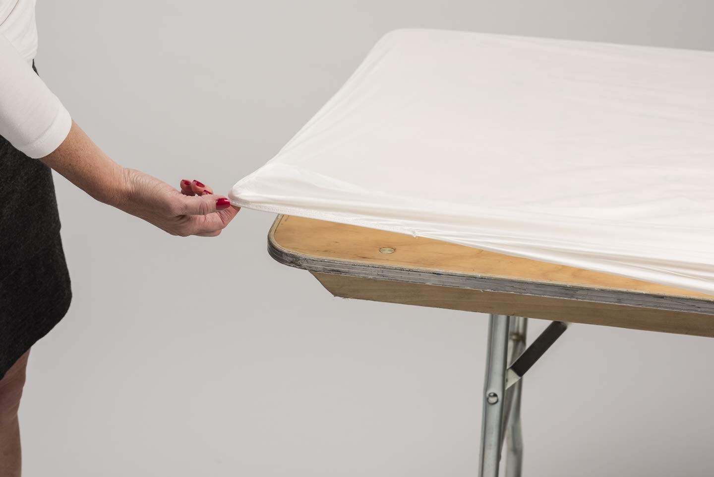 Collegiate Kwik-Covers Rectangle Plastic Table Covers, Bundle Of 2 (Kansas State University, 6')