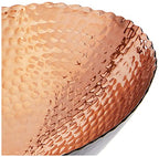 Elegance Oval Bowl, 14.75' X 11', Black/Copper