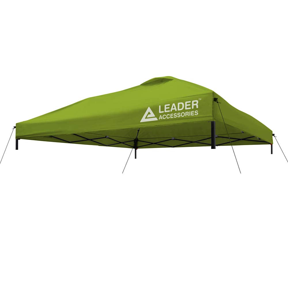 Leader Accessories Replacement Canopy Top Cover For 10 X 10 Straight Leg Pop Up Canopy Tent, Canopy Top Cover Only-Green