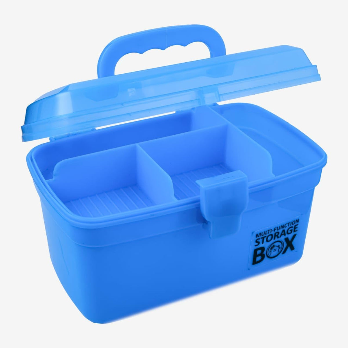 UCRAVO 1pcs BLUE Nail Art Supplies Case Multifunction Storage Bins Plastic Plastic Box Storage Boxes For Organizing With Lid Fir