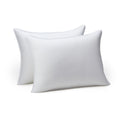 Amazon Basics Down Alternative Pillow for Back Side Sleepers, Medium Density, Standard Size, 26 x 20, 2-Pack, White